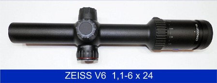 VISOR ZEISS V6  1,1-6 x 24