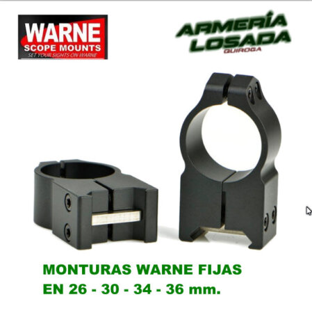 MONTURAS WARNER FIJAS